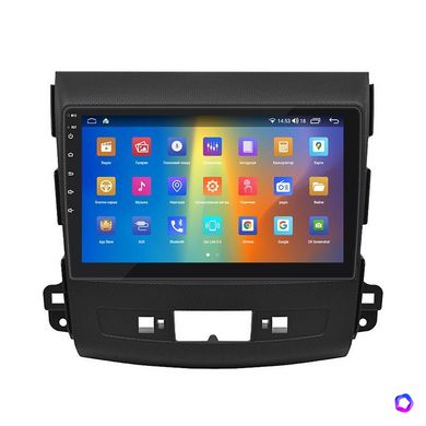 Штатна магнітола Lesko для Peugeot 4007 2007-2012 екран 9" 4/64 Gb CarPlay 4G Wi-Fi GPS Prime