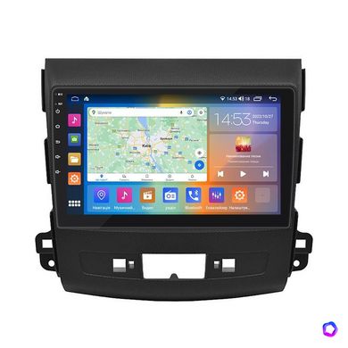 Штатна магнітола Lesko для Peugeot 4007 2007-2012 екран 9" 4/64 Gb CarPlay 4G Wi-Fi GPS Prime